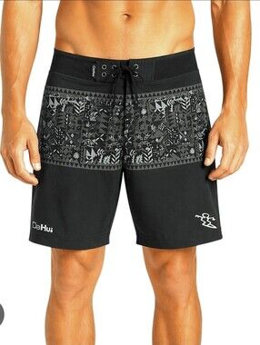 DaHui Board Shorts 36 Hawaii Surf Billabong Rip Curl Quicksilver Beach RVCA Vans